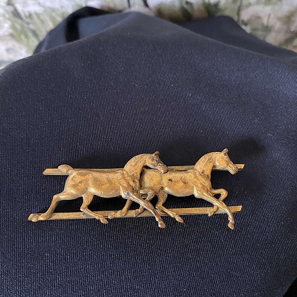 Vintage Horse Brooch